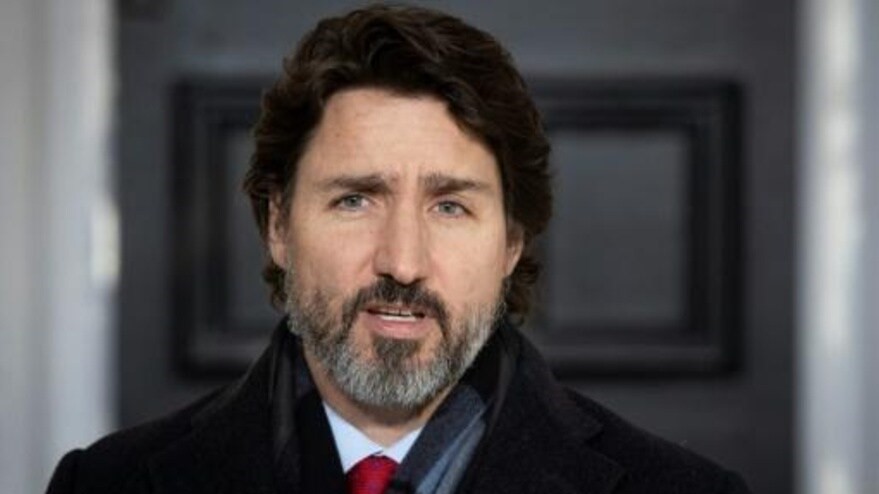 ئيس الوزراء الكندي جاستن ترودو في أوتاوا في 18 ديسمبر 2020