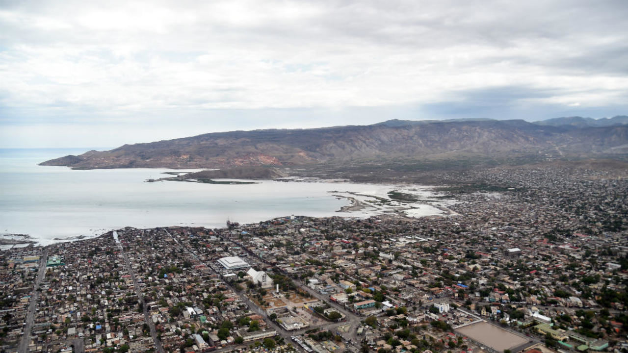 مدينة غوناييف الساحلية شمال هايتي