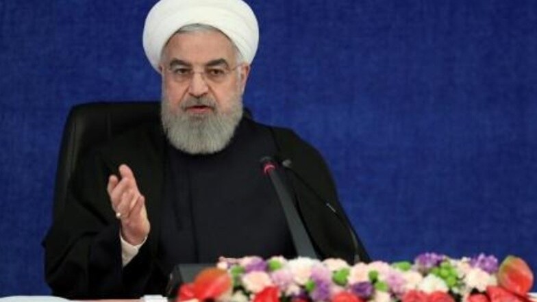 الرئيس الإيراني حسن روحاني في اجتماع الهئية الوطنية لمكافحة كورونا السبت