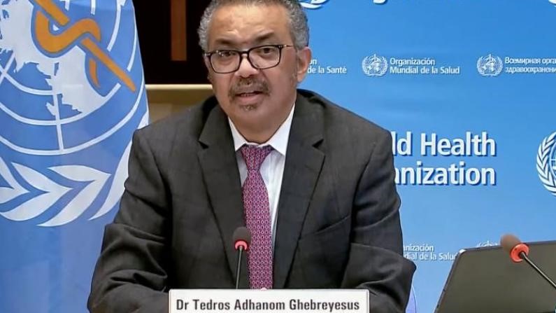 المدير العام لمنظمة الصحة العالمية تيدروس أدهانوم غيبريسوس