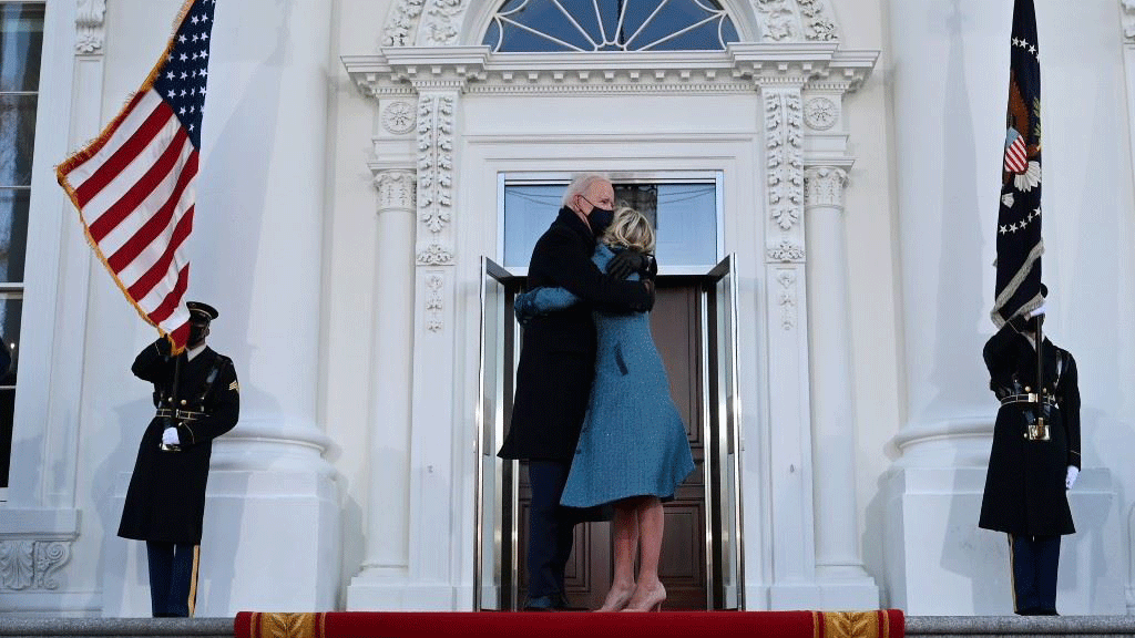الرئيس الأميركي جو بايدن وزوجته جيل بايدن