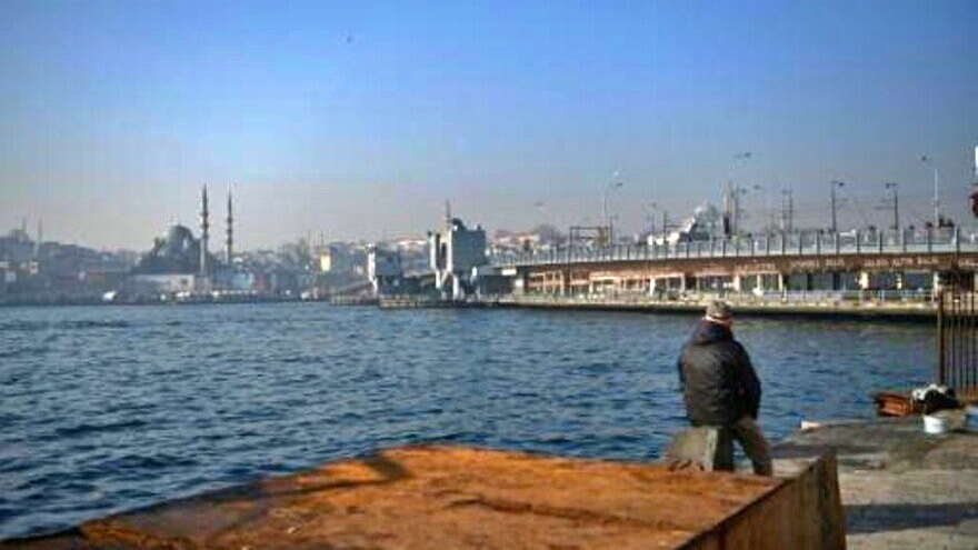 جانب من مضيق البوسفور في اسطنبول في 23 فبراير 2021