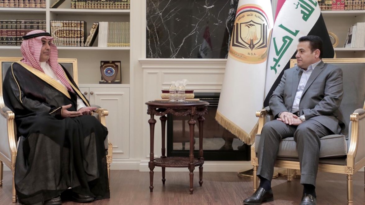 مستشار الامن الوطني العراقي مجتمعا في بغداد الثلاثاء مع السفير السعودي في العراق