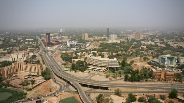 منظر عام لمدينة نيامي في النيجر