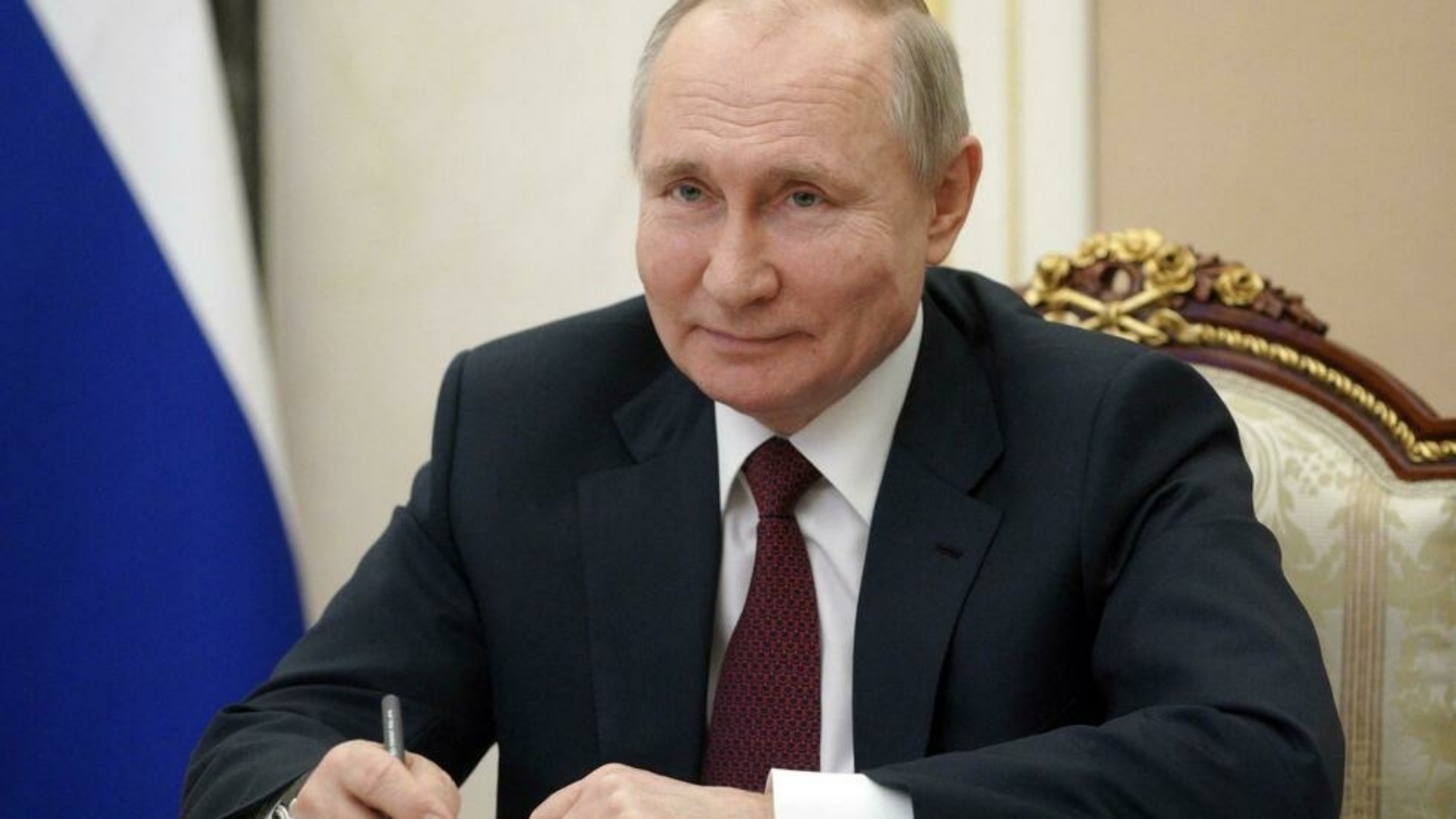 الرئيس الروسي فلاديمير بوتين. في 18 أذار/مارس 2021