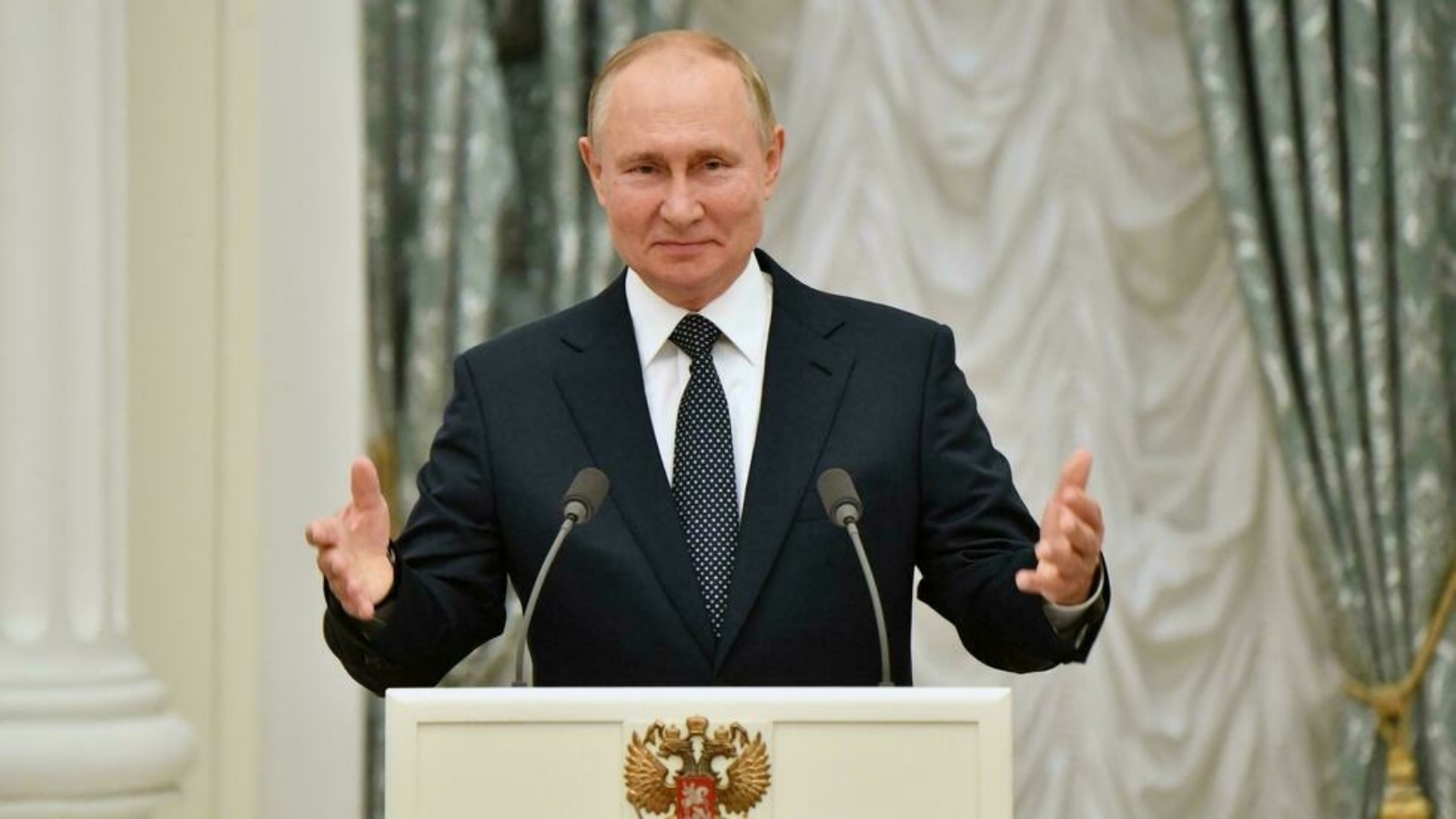 الرئيس الروسي فلاديمير بوتين في الكرملين. (أرشيفية)
