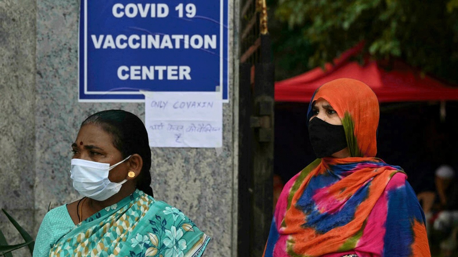 مركز لتلقي اللقاح في الهند