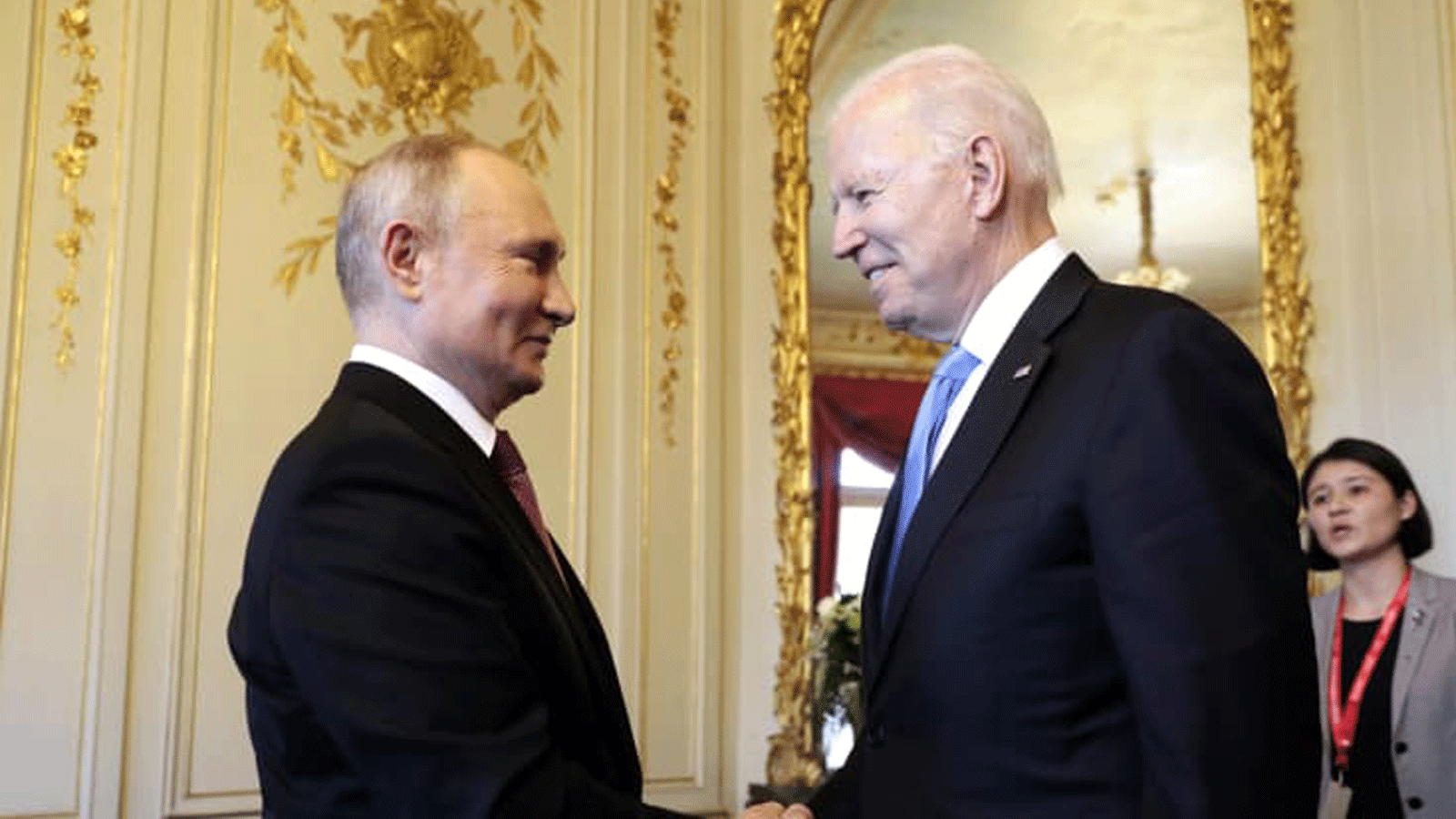 الرئيسان الأميركي والروسي جو بايدن وفلاديمير بوتين(الكرملين)