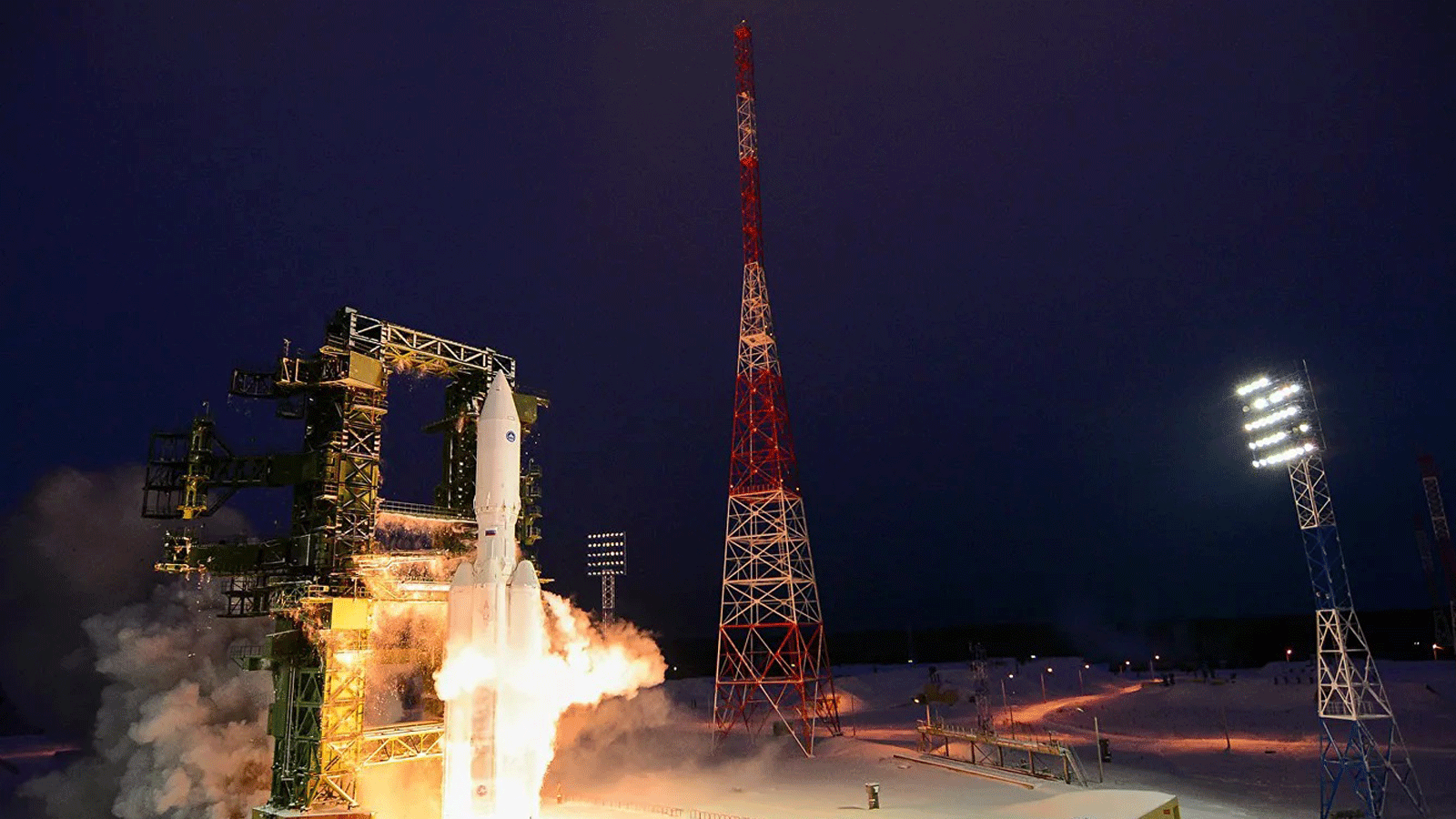 إطلاق صاروخ Angara-A5 الروسي في رحلته الأولى(صورة من إعلام وزارة الدفاع الروسية)