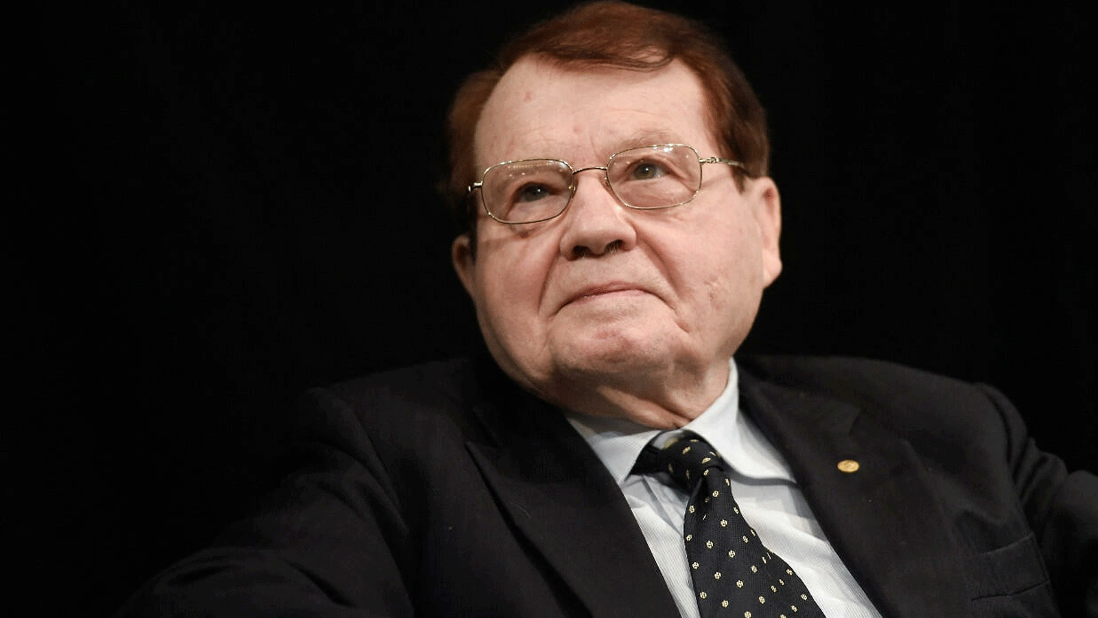 لوك مونتانييه صاحب جائزة نوبل للطب لاكتشافه فيروس الإيدز خلال مؤتمر صحفي حول اللقاحات والتحصين، باريس في 7 نوفمبر/تشرين الثاني 2017