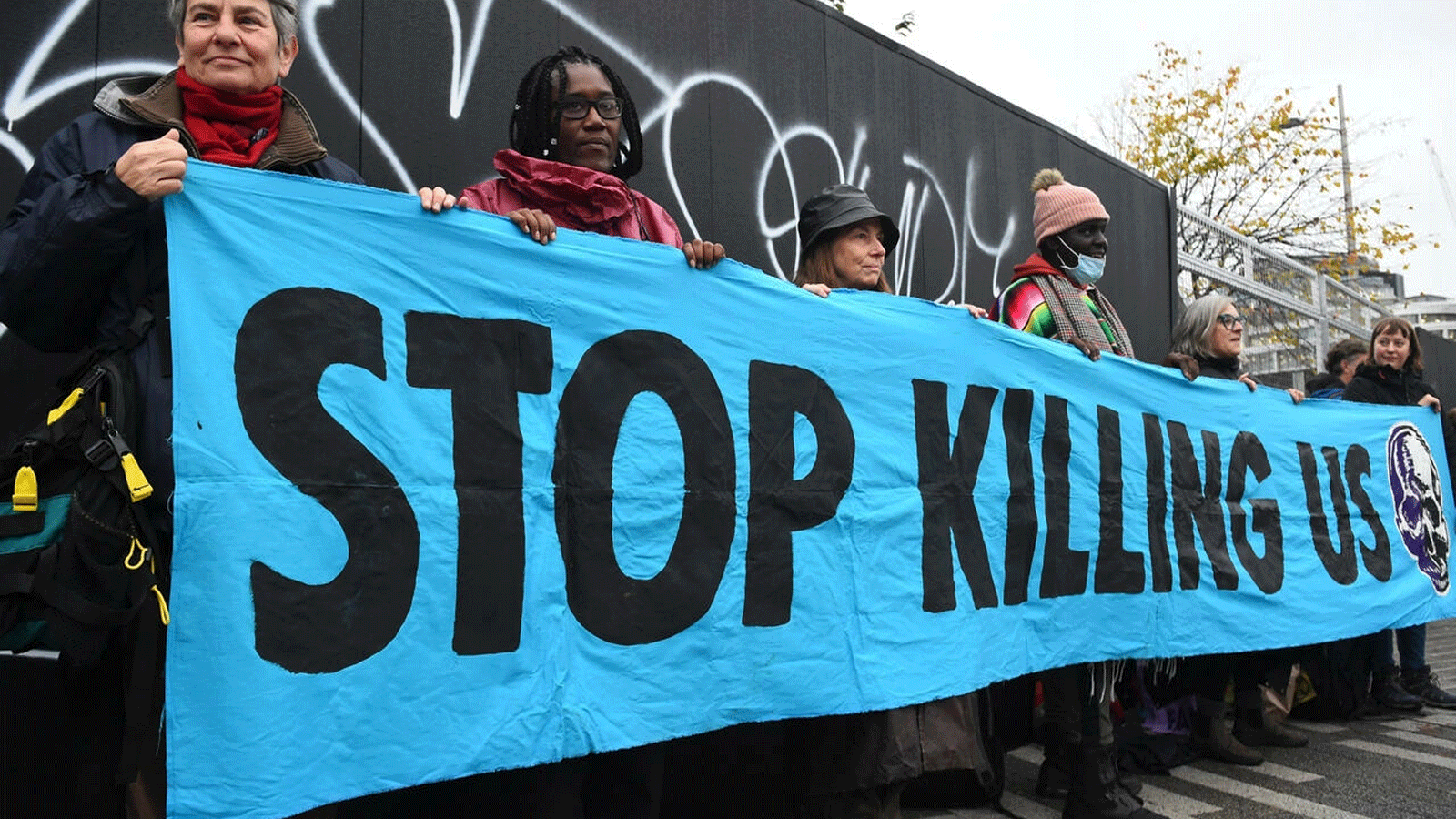 قمة المناخ COP26 في غلاسكو العام الماضي، شهدت اعتقال عدد من أعضاء المجموعة