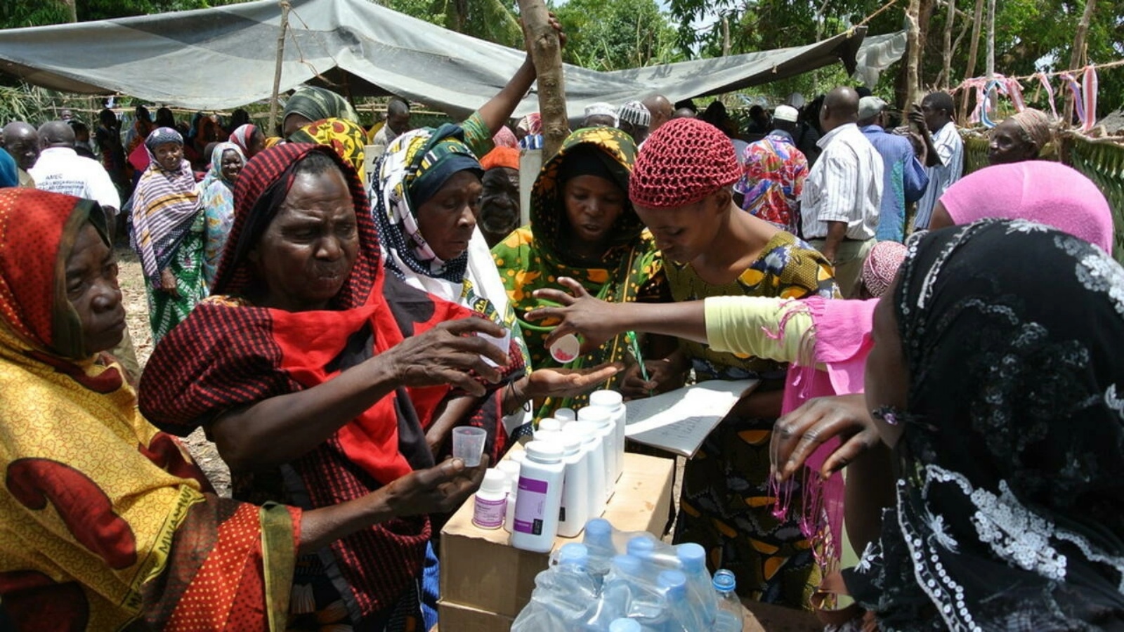 حملة توزيع مضادات حيوية في موزمبيق لمكافحة التراخوما
