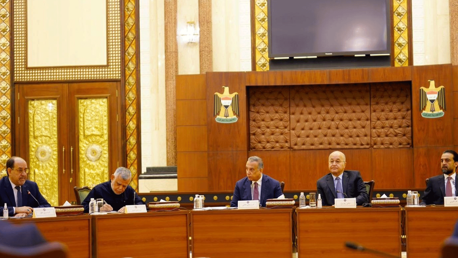 جولة الحوار الثانية للقوى السياسية في 5 أيلول\ سبتمبر 2022 التي دعا إليها رئيس الوزراء مصطفى الكاظمي (مكتبه)