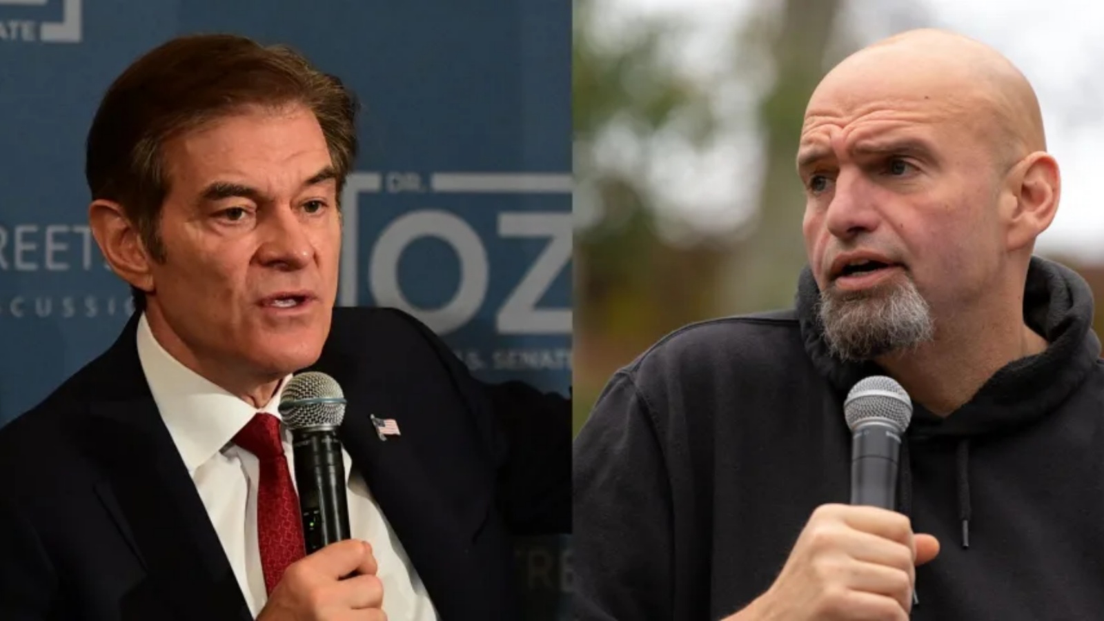 الديموقراطي جون فيترمان والجمهوري محمد أوز