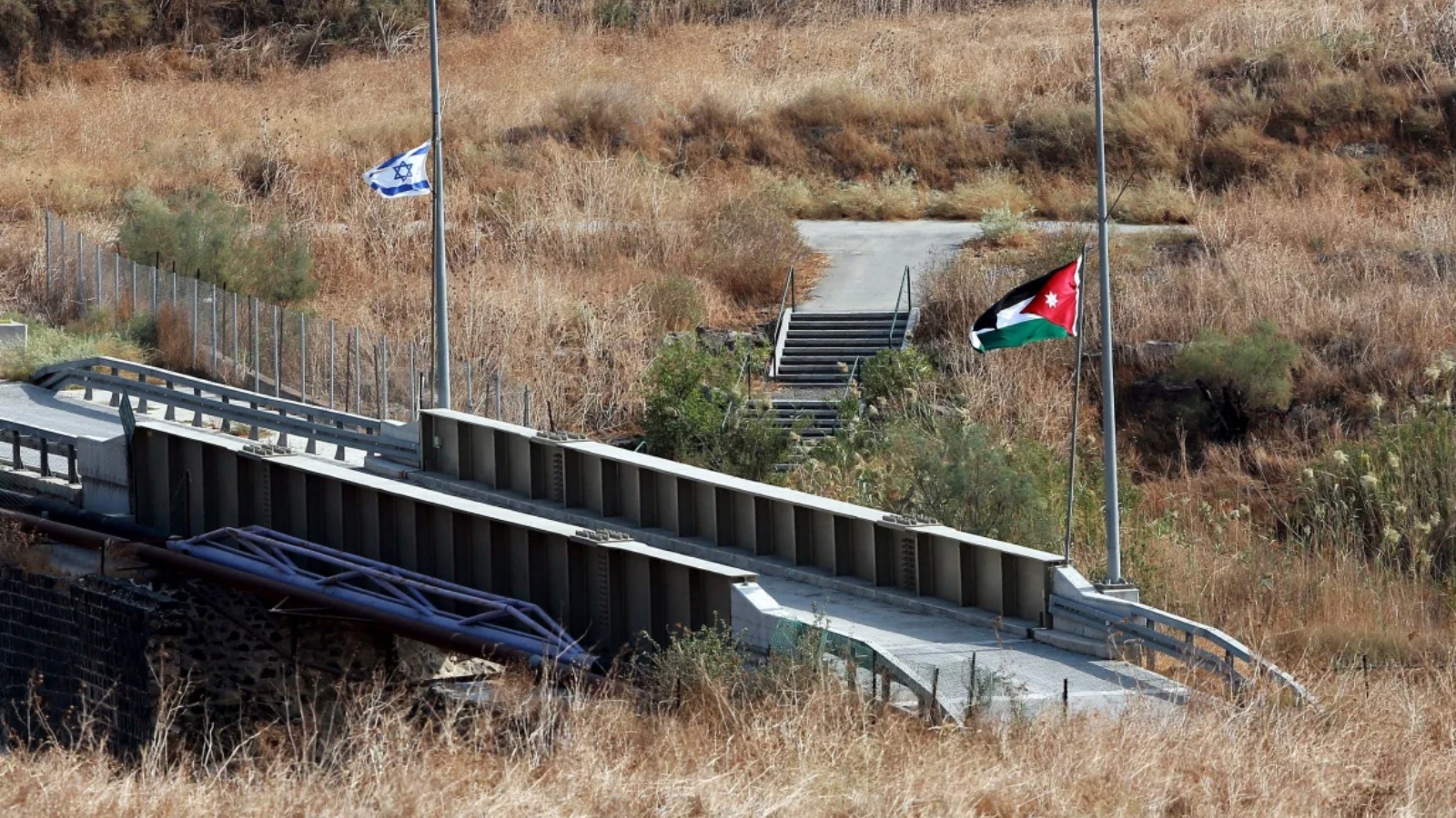 منطقة حدودية على نهر الأردن تربط الأردن وإسرائيل 