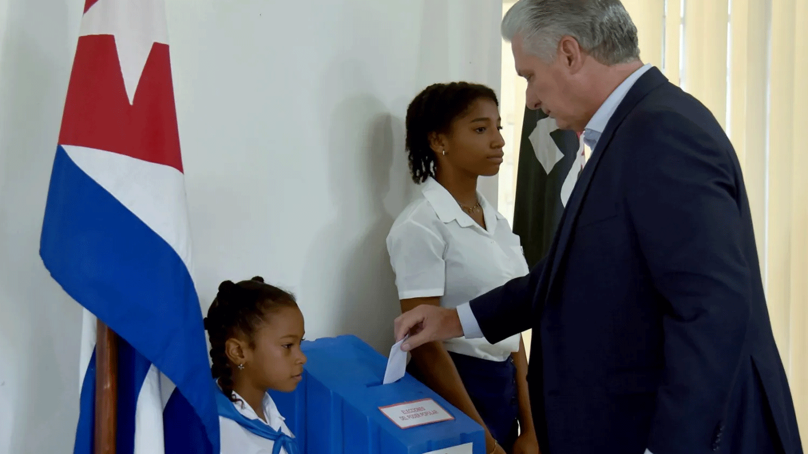  الكوبيون يصوتون في الانتخابات البلدية وسط أزمة اقتصادية خطيرة. هافانا 28 تشرين الثاني\ نوفمبر 2022.
