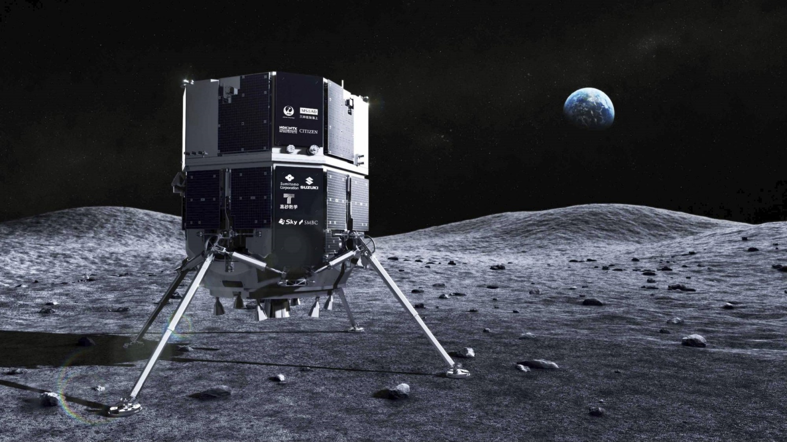 عرض لمركبة هبوط Ispace على سطح القمر