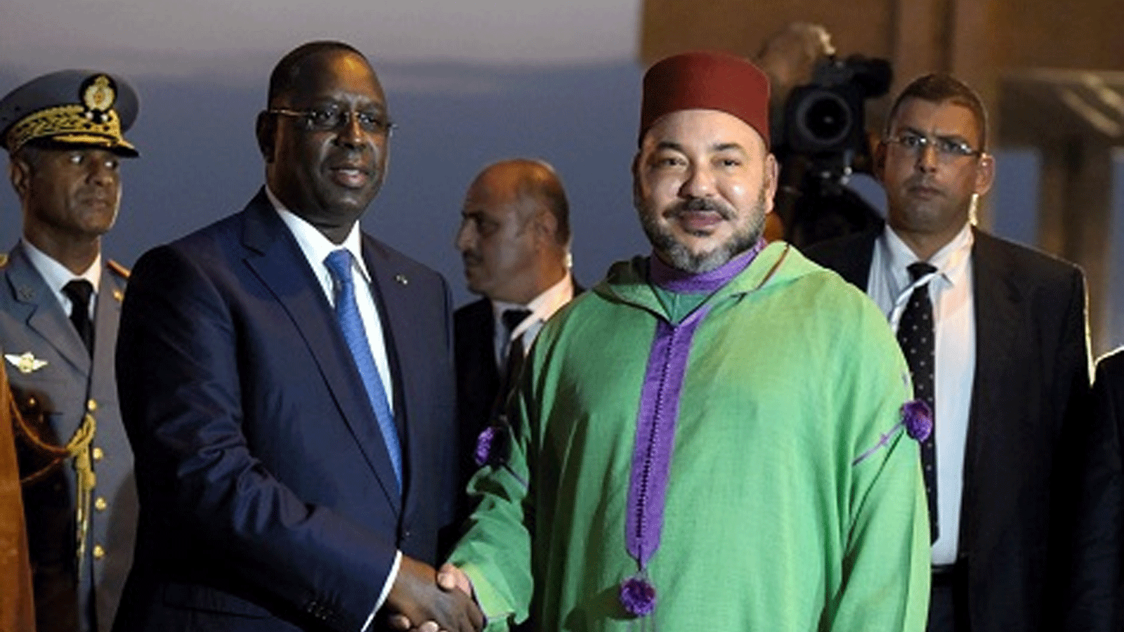 صورة أرشيفية تجمع ملك المغرب محمد السادس ورئيس السنغال ماكي صال