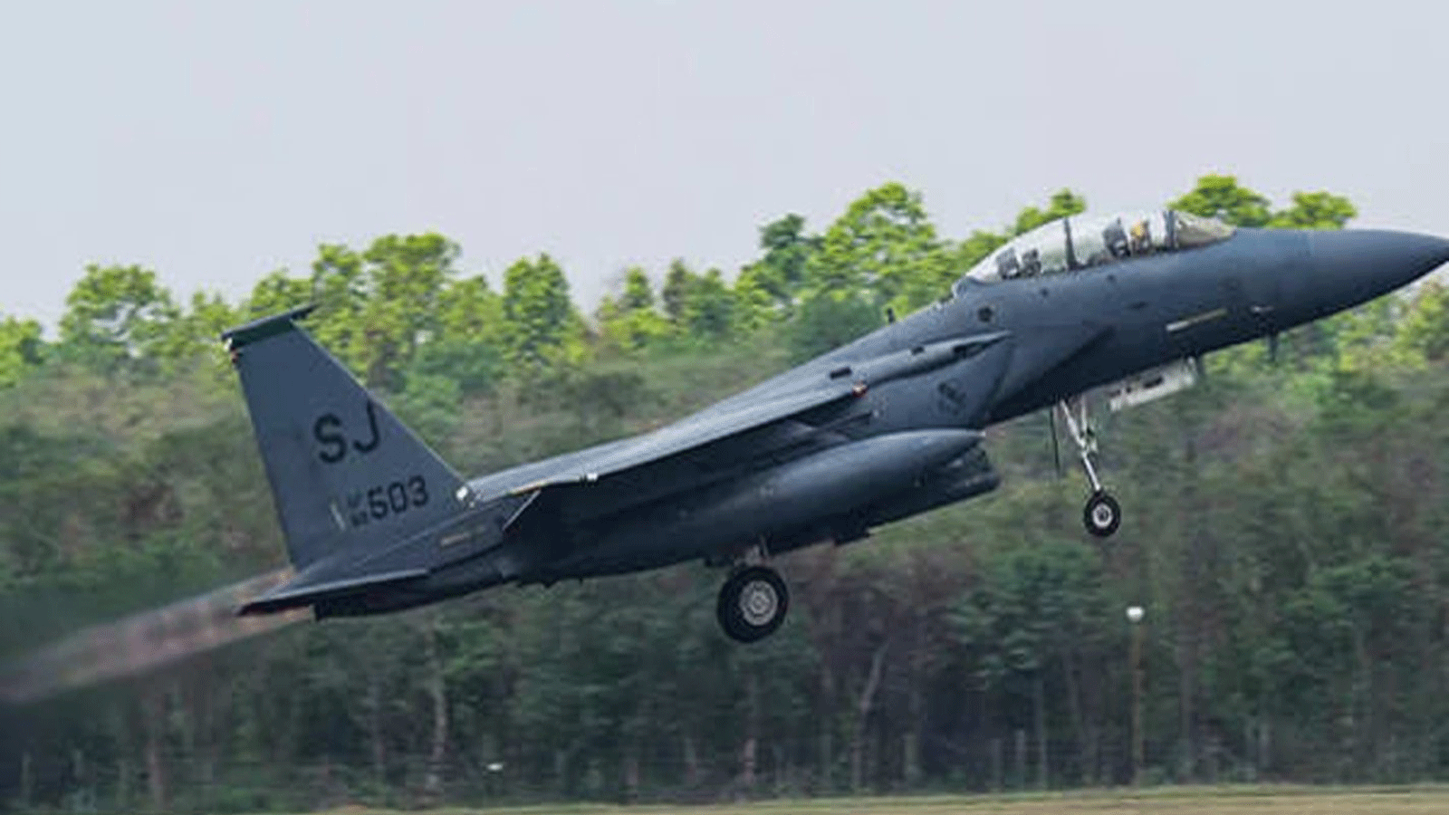 تحطم طائرة US F-16 خلال التدريبات في سيول