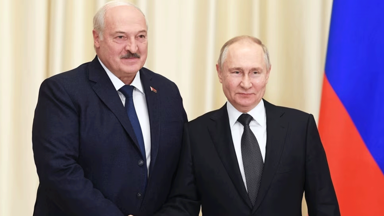 الرئيس الروسي فلاديمير بوتين والرئيس البيلاروسي ألكسندر لوكاشينكو