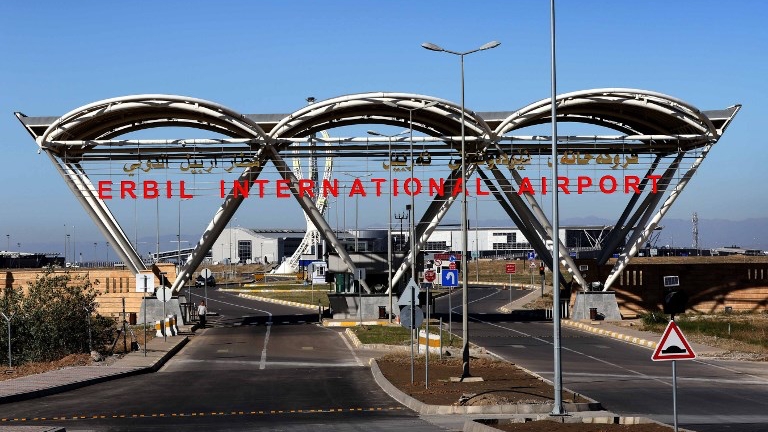 مطار أربيل الدولي في صور تعود إلى 23 تشرين الثاني (نوفمبر) 2015