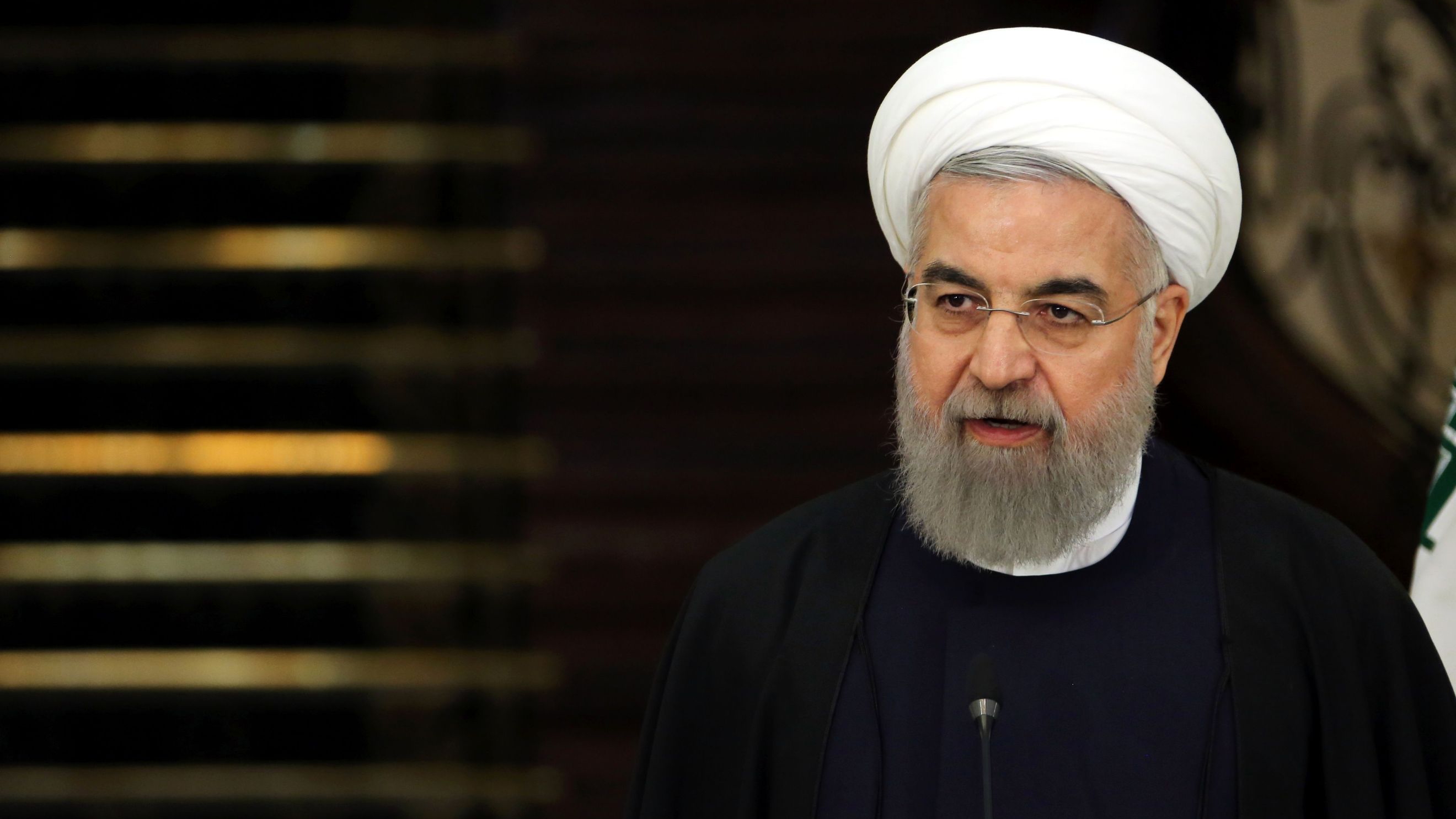 الرئيس الإيراني السابق حسن روحاني