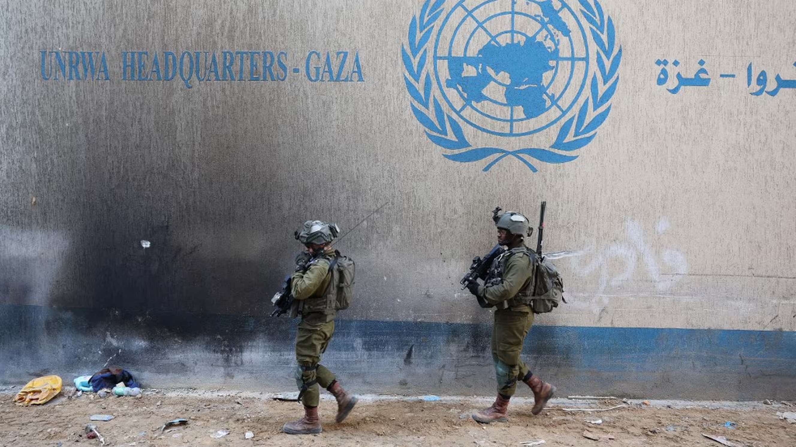جنود إسرائيليون في غزة في الثامن من شباط (فبراير) 2024