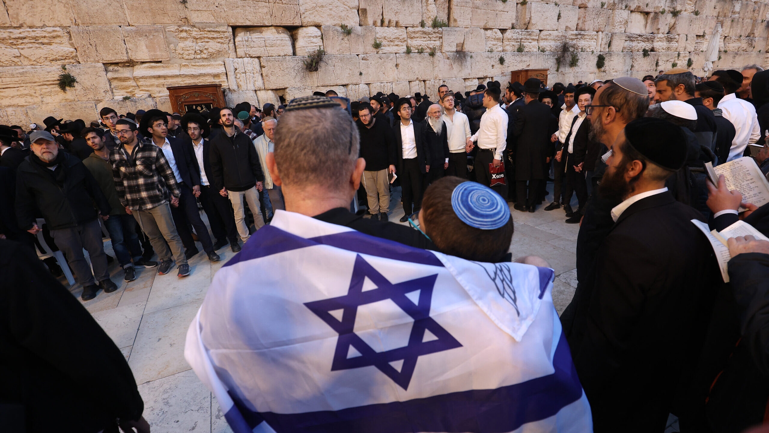 تجمع ليهود في القدس في 21 آذار (مارس) 2024