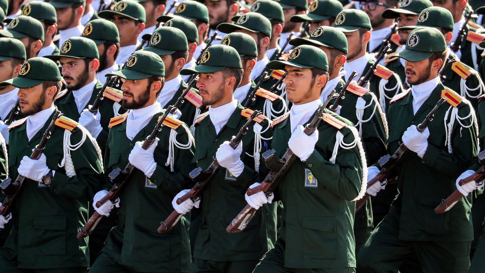 من أحد الاستعراضات العسكرية للحرس الثوري الإيراني في طهران