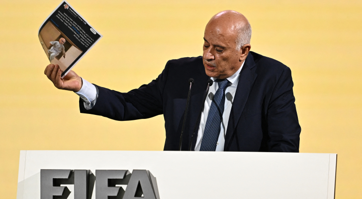 رئيس الاتحاد الفلسطيني لكرة القدم جبريل الرجوب