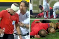 مقذوفة تصيب حكما مساعدا برأسه في الدوري الأوروبي