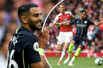 محرز يمتع ويبهر في أولى مبارياته بالدوري الإنكليزي مع مانشستر سيتي