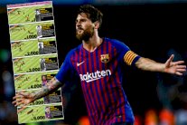 ميسي يسجل الهدف رقم 6000 في تاريخ برشلونة ببطولة الدوري الإسباني