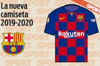 برشلونة يتخلى عن الخطوط في قميصه ويستبدلها بالمربعات