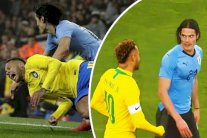 ودية الأوروغواي والبرازيل تكشف توتر العلاقة بين كافاني ونيمار