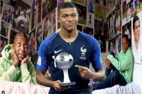 مبابي يتفاخر بتألقه ويُزيل صور رونالدو من جدران غرفته