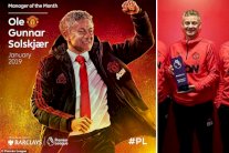 سولسكاير اول مدرب لمانشستر يونايتد يتوج بجائزة الشهر منذ عام 2012