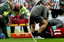 إصابة صلاح في الرأس ترغمه على عدم إكمال المباراة ضد نيوكاسل