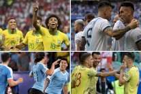 الجماهير تأمل في نصف نهائي مثير يجمع العمالقة الأربعة في كوبا أميركا