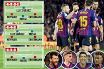 برشلونة يسعى الى استقطاب نيمار وغريزمان لإيجاد أساليب هجومية جديدة 