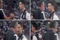 رونالدو يبدي إنزعاجه من ساري بعد استبداله في مباراة توتنهام الودية 