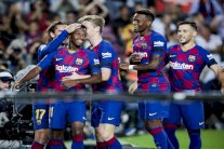 خماسية لبرشلونة وفوز مدريدي لريال وخسارة لأتلتيكو