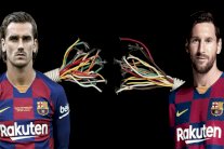 انقطاع التواصل بين ميسي وغريزمان في تدريبات برشلونة