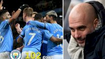 مانشستر سيتي أول فريق أوروبي يسجل 100 هدف في كافة المسابقات