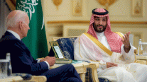 الأمير محمد بن سلمان وبايدن يبحثان أوضاع غزة