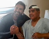 مارادونا يغادر المستشفى بعد خضوعه لعملية جراحية