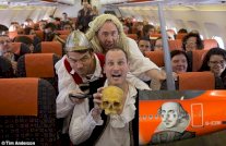 تمثيل مسرحيات شكسبير على ارتفاع 37 الف قدم