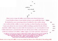 كأس قهوة مقابل قصيدة