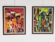 علي الطائي 30 لوحة تشكيلية تشرح عشقه لمدينته 