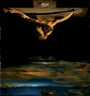 لوحة المسيح للفنان الإسباني سلفادور دالي